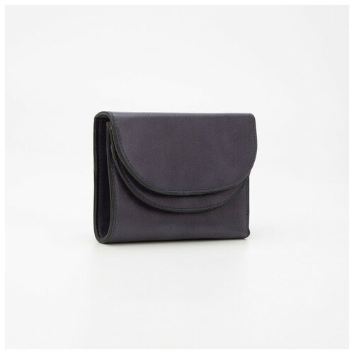 фото Кошелёк на кнопках, цвет фиолетовый хорошее настроение