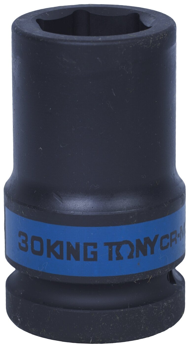 Головка торцевая ударная глубокая шестигранная 1", 30 мм KING TONY 843530M