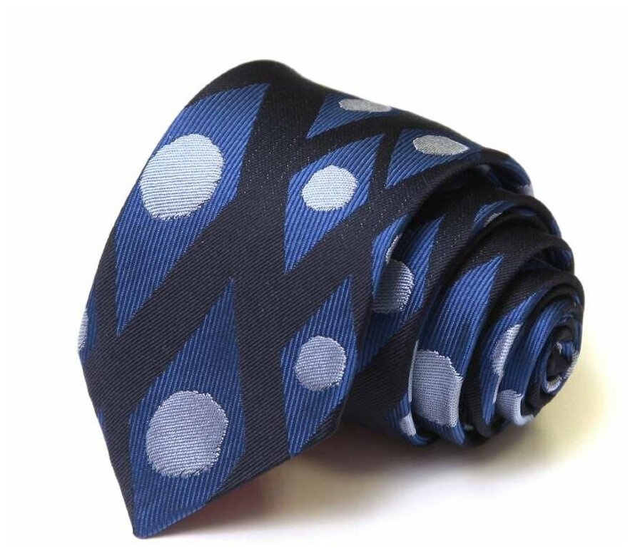 Синий галстук с рисунком Christian Lacroix 31917 
