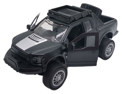 Легковой автомобиль Motorro City HL1125-1 1:34, 12.5 см, черный