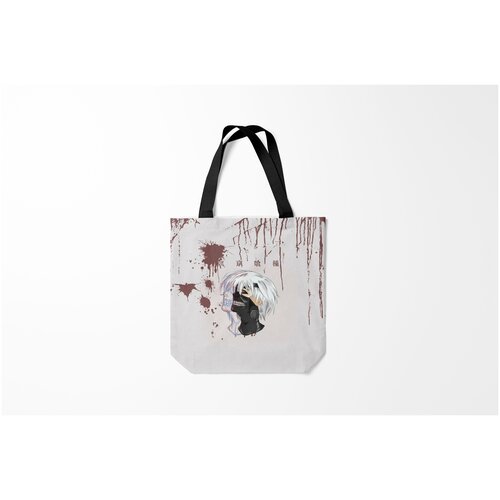 фото Сумка-шоппер / 40х40 см / аниме / токийский гуль канеки кан потеки burnettie