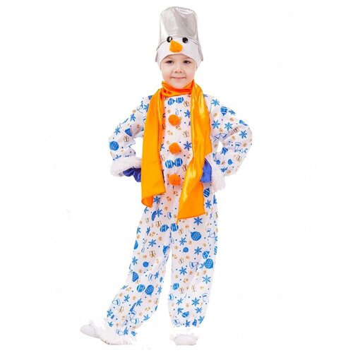 фото Детский костюм "снеговик снежок" (8939) 116 см пуговка