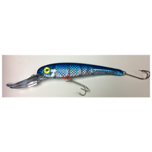 фото Mann's, воблер magnum stretch 18+, 28см, 170г, 5.5м, sdrb777-m, blue back mylar