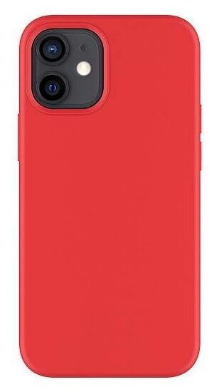 Чехол силиконовый для iPhone 12 Mini (5.4), good quality, красный