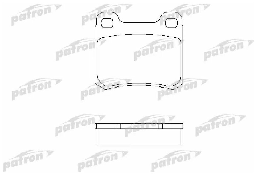 Колодки Тормозные Дисковые Задн Mercedes-Benz 190 84-93 C-Class 93-00 C-Class Универсал 96-98 Co PATRON арт. PBP979