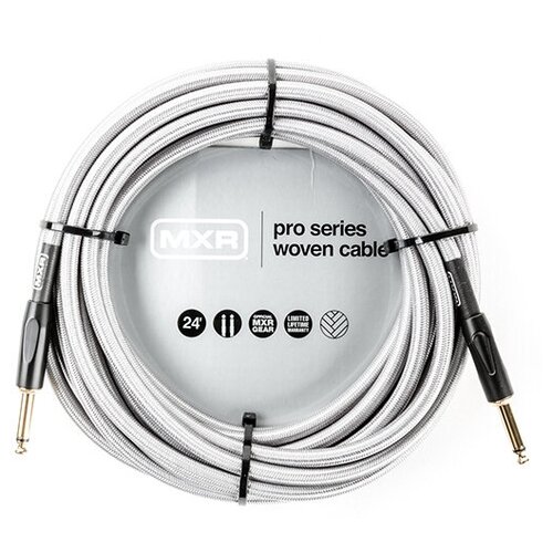 Кабель инструментальный DUNLOP DCIW24 7.3m кабель инструментальный 3 65м прямые коннекторы mxr pro series dunlop dciw12