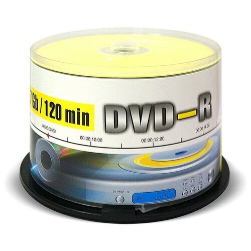 Оптический диск DVD-R Mirex 4.7Gb, 16x, cake box, 50шт. рекс и сверчок dvd r