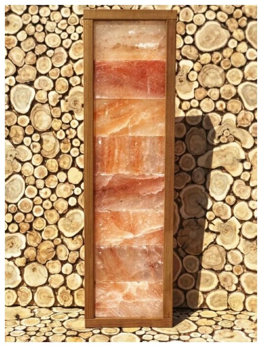Соляная панель прямая 8 плиток, рама термоосина 42 мм, 880х240 мм - фотография № 6