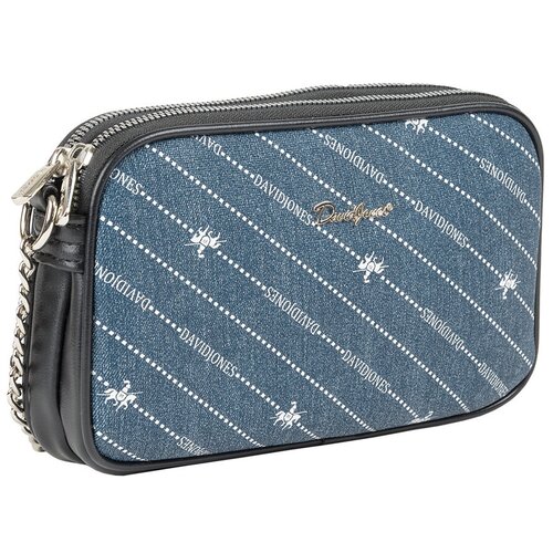 фото Сумка кросс-боди женская david jones 21049-ch-dd-blue-jea, синяя