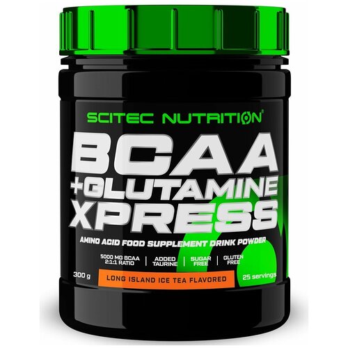BCAA Scitec Nutrition BCAA + Glutamine Xpress, long island ice tea, 300 гр.