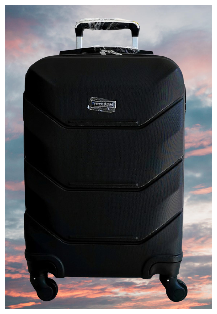 Умный чемодан Freedom 25471, 115 л, размер L, черный