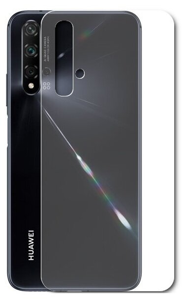 Гидрогелевая пленка LuxCase для Huawei Nova 5T 0.14mm Back Transperent 86704 - фотография № 2