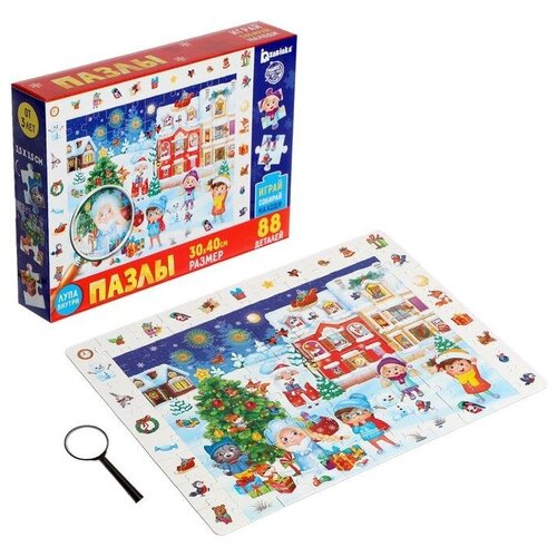 Пазл Puzzle Time Найди и покажи, Новый год пришел, 88 деталей (4978534)