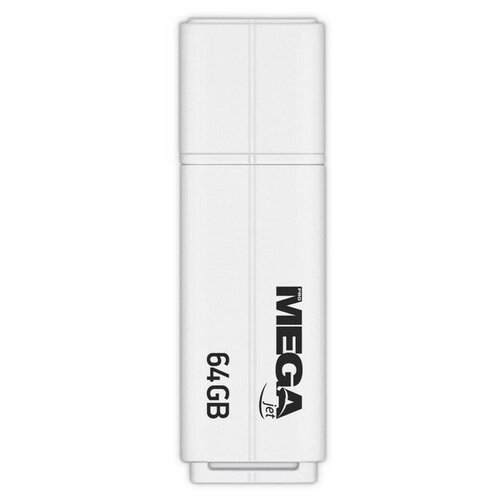 ProMega jet Флеш-память ProMega jet, 64Gb, USB 2.0, белый, PJ-FD-64GB-White