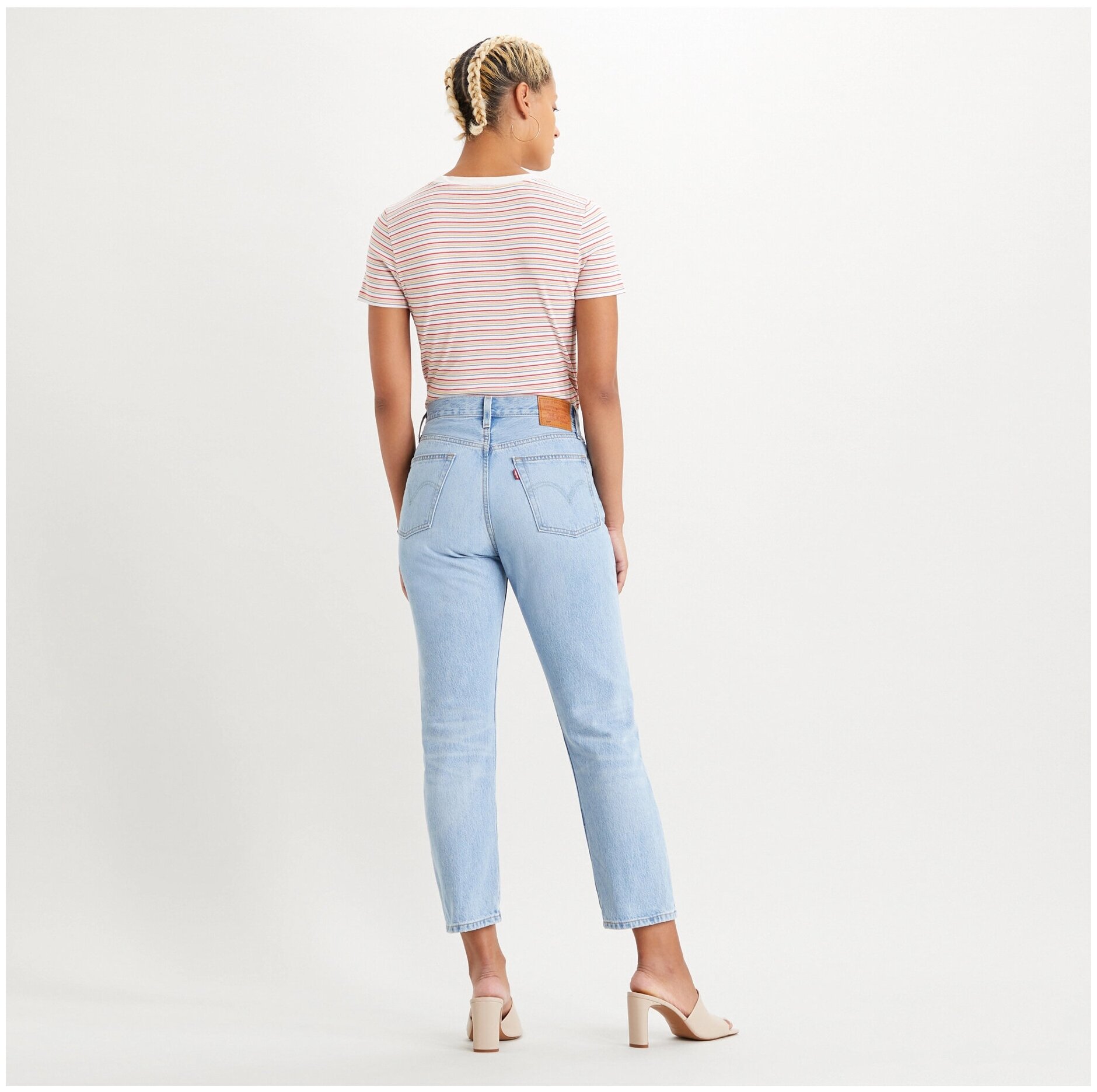 Джинсы зауженные Levi's 501 CROP, размер 28/26, Luxor  — фото 1