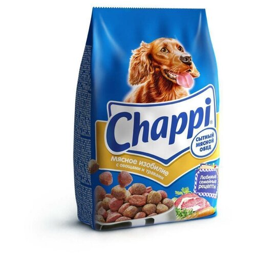 Сухой корм для собак Chappi Сытный Мясной Обед Мясное Изобилие 600 г