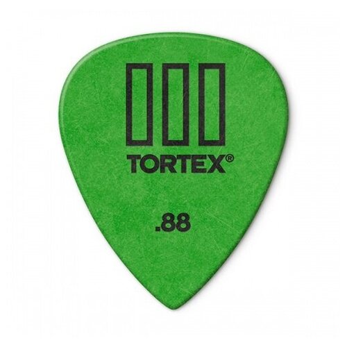 462R.88 Tortex III Медиаторы 72шт, толщина 0,88мм, Dunlop