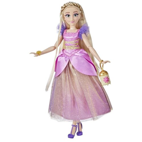 кукла hasbro disney princess делюкс рапунцель с дополнительным платьем 20 см e2068 Кукла Hasbro Disney Princess Style Series Рапунцель, F1247 Рапунцель