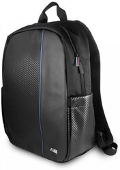 Рюкзак CG Mobile BMW M Collection Computer Backpack Compact для ноутбуков 15", цвет Карбон/Синий (BMBPCO15CAPNBK)