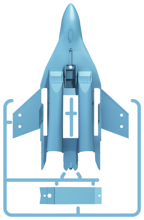 Сборная модель Звезда Российский самолёт истребитель - фото №8