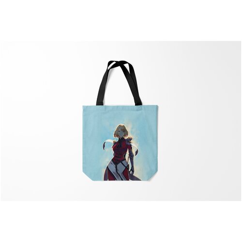 фото Сумка-шоппер / 40х40 см / аниме / поднятие уровня в одиночку cha hae in burnettie