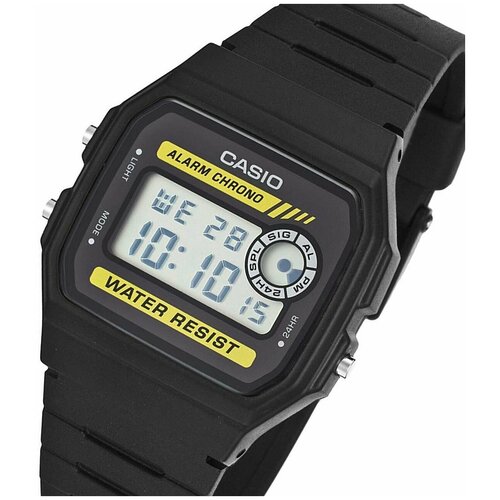 Наручные часы CASIO Collection F-94WA-9D, золотой, черный