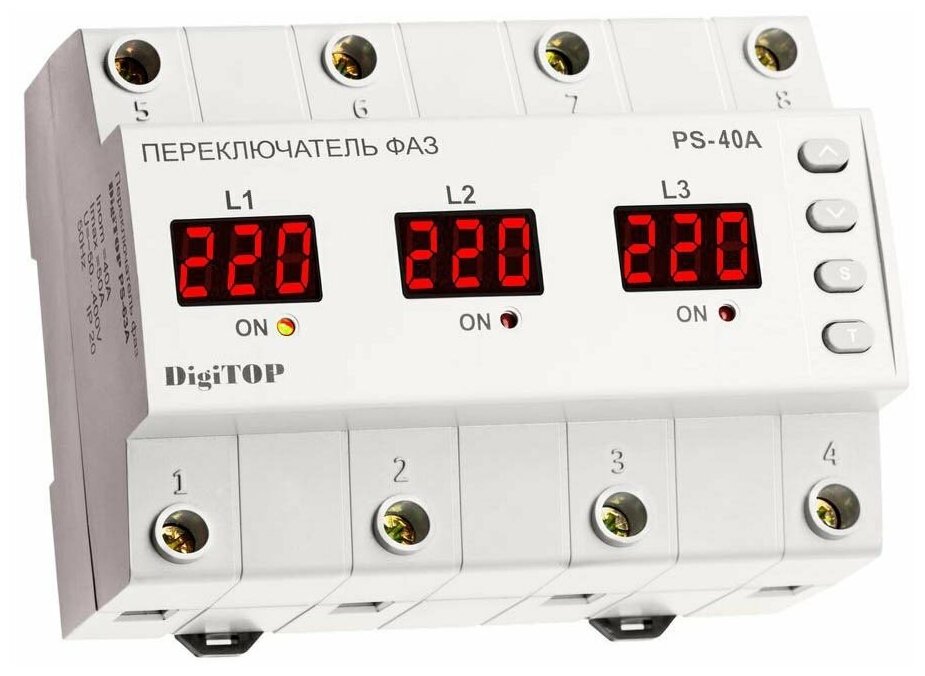 Переключатель фаз DigiTOP PS-40A - фотография № 2