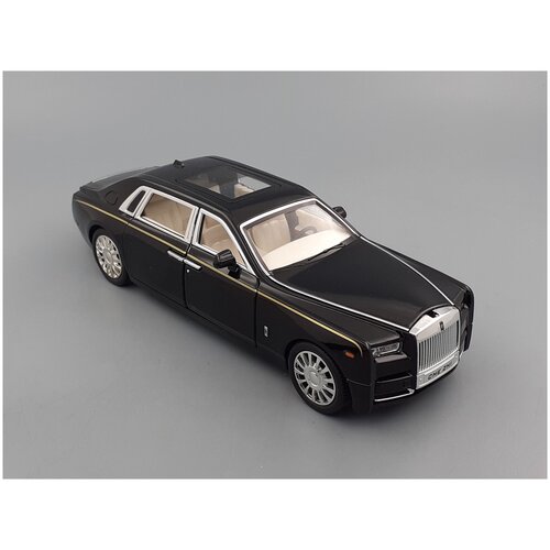 Металлическая инерционная машинка Ролс-Ройс Фантом Rolls-Royce Phantom 1:24 21 см
