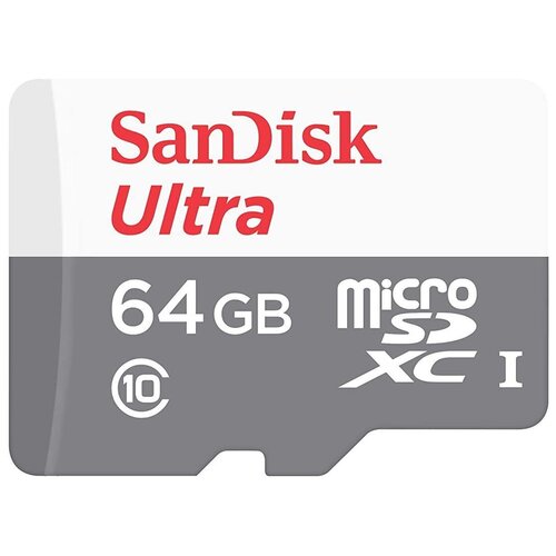 Флеш карта microSDXC 64Gb Class10 Sandisk SDSQUNR-064G-GN3MN Ultra Light w/o adapter карта памяти kingston high endurance microsdxc 128gb class10 sdce 128gb w o adapter