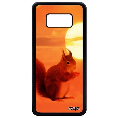 фото Защитный чехол для смартфона // samsung galaxy s8 // "белка" стиль векша, utaupia, оранжевый