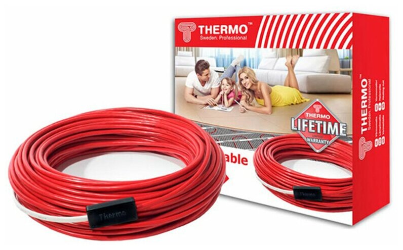 Теплый пол Thermo Thermocable 165 Вт 8 м