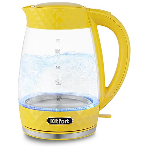 Чайник электрический Kitfort KT-6123-5 2 л 2200 Вт желтый 313600₽