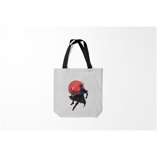 фото Сумка-шоппер / 40х40 см / геймерам / bloodborne hunter burnettie