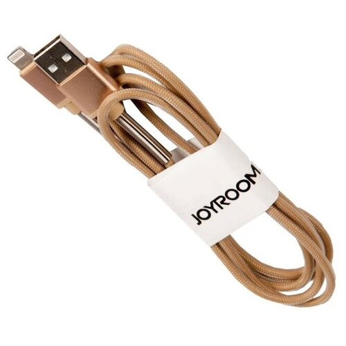 Cable / Кабель USB JOYROOM S-M323 для Lightning, 2.0A, длина 1.2м, золотой