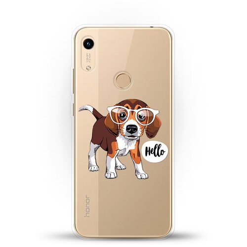 фото Силиконовый чехол hello бигль на honor 8a pro andy & paul