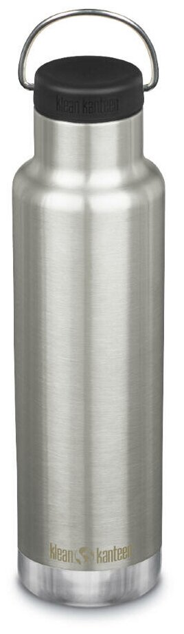 Термобутылка Klean Kanteen NEW Insulated Classic 20oz (592 мл) Brushed Stainless