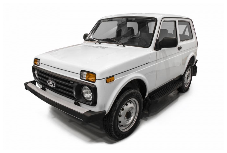 Пороги алюминиевые с площадкой "BLACK" (арт. F128ALB.6004.1) LADA Lada 4x4 Urban 3D 2016- н. в.