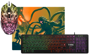 Игровой набор Defender Tark C-779 RU, Light, мышь+клавиатура+ковер <span>цвет: черный, состав комплекта: клавиатура + мышь + коврик, интерфейс подключения: USB</span>