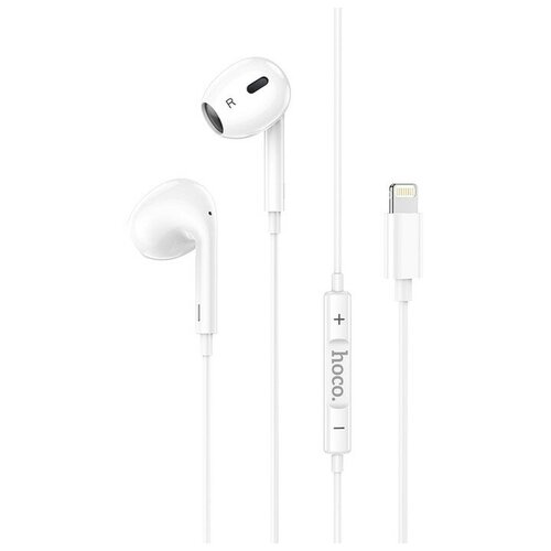 Наушники Hoco M1 проводные вкладыши микрофон Jack 35 12 м белые 723₽