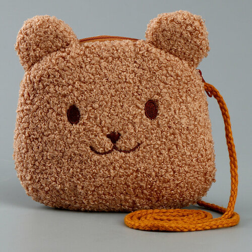 Мягкая сумка Мишка цвет коричневый