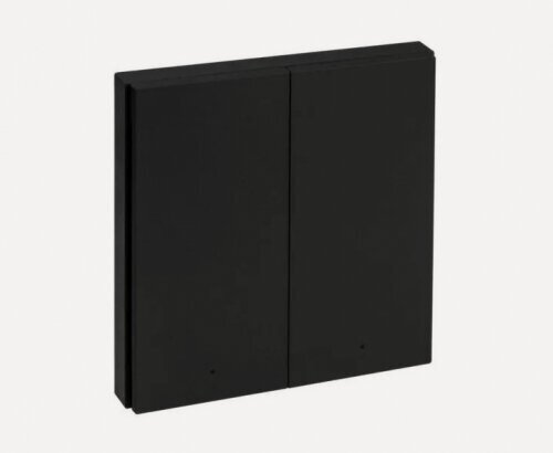 Изображение товара AQARA Черный Aqara Беспроводной выключатель H1 (двуклавишный) WRS-R02bl