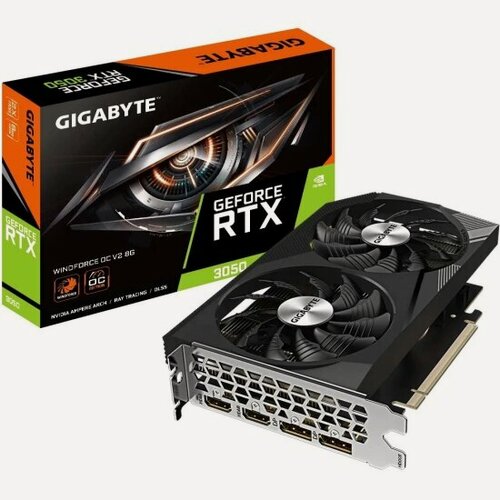 Изображение товара Видеокарта Gigabyte GeForce RTX 3050 WINDFORCE OC V2 8G