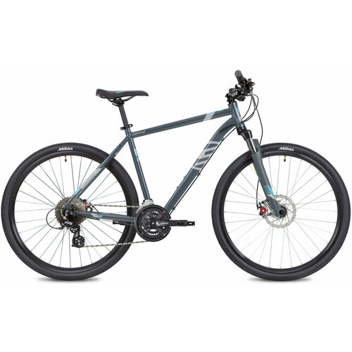 Велосипед Stinger CAMPUS STD (2021) серый 52 комфортный велосипед stinger campus std 2021 52 см серый 170 180 см