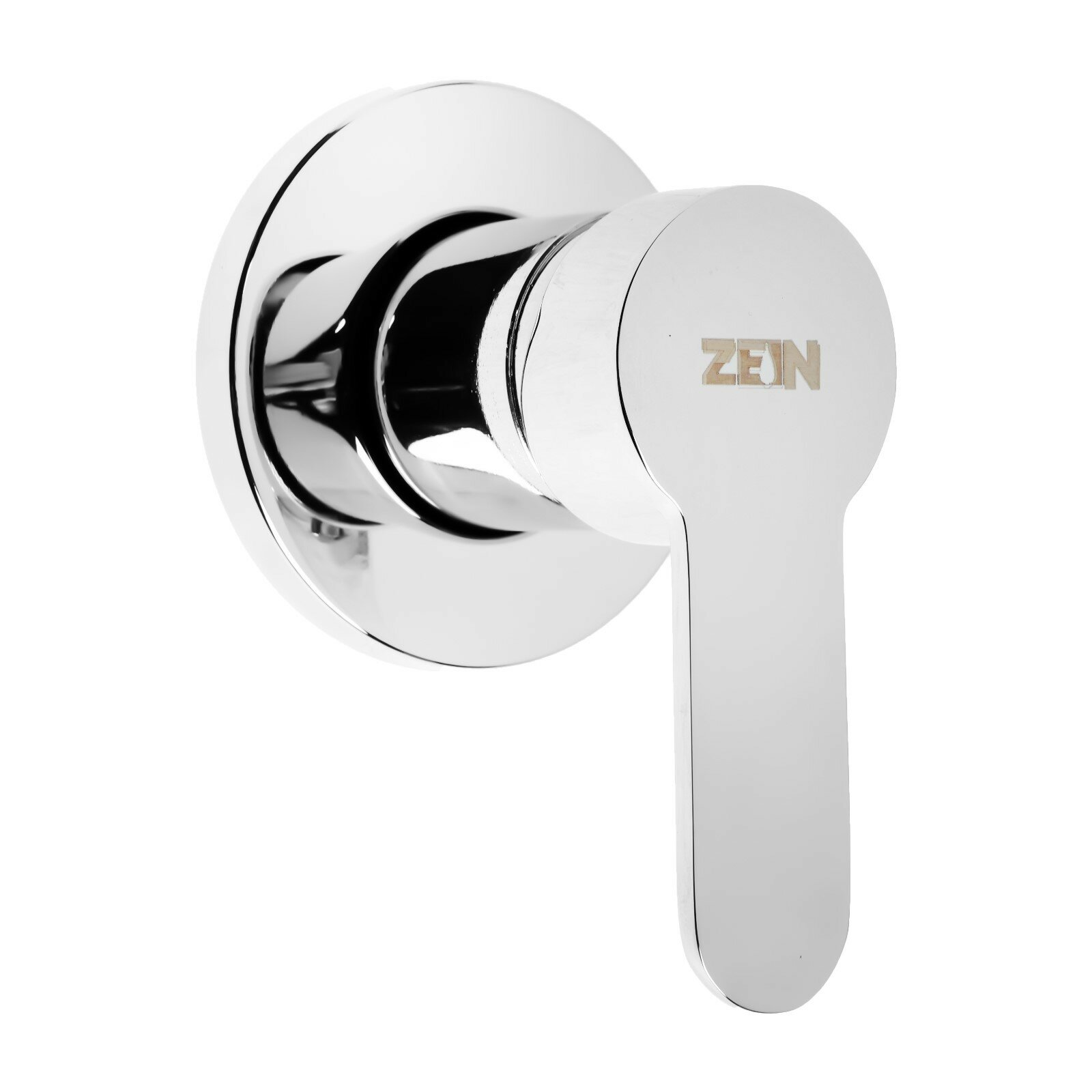 Смеситель для душевой кабины ZEIN скрытый монтаж ручка картридж 35 мм латунь хром