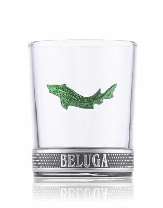 фото Стакан Beluga с зеленой рыбкой 250 мл