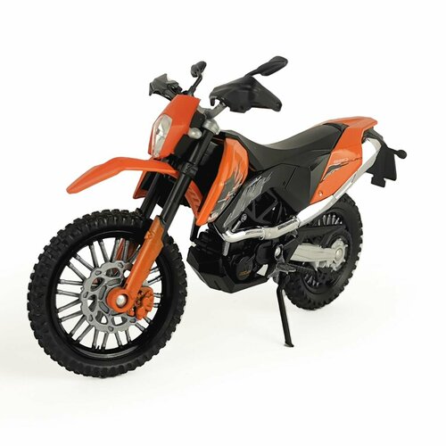 Мотоцикл WELLY 1:18 KTM 690 Enduro R оранжевый для приключений к мотоциклу 2017 2023 ktm 1290 abs датчик освещенности защитная крышка для ktm 690 smc r 2012 2020 2021 2022 2023