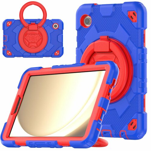 фото Чехол для samsung tab a9 8.7" superhero противоударный синий-красный woap