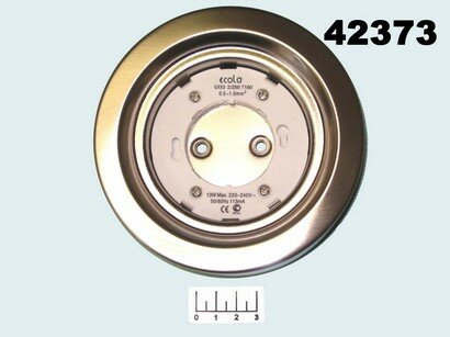 Светильник для лампы GX53 накладной FT3073 Ecola (32*130) сатин-хром FS5330ECB