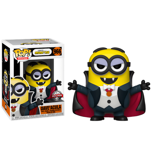 Фигурка Funko POP Movies: Minions – Dave`Acula Exclusive (9,5 см)