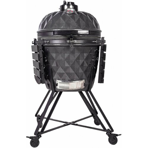 отсекатель жара big green egg conveggtor для гриля large egg Керамический гриль камадо - Diamond Egg XL Pro Grey